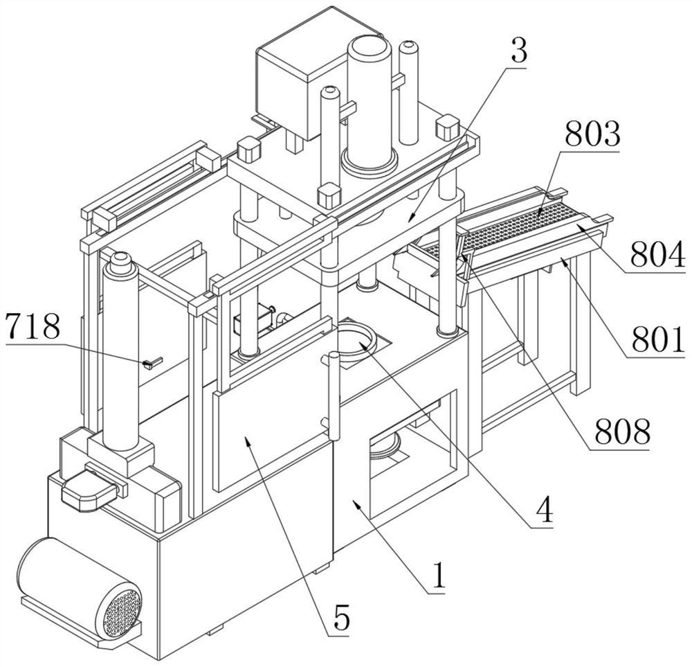 Vertical high-pressure casting machine