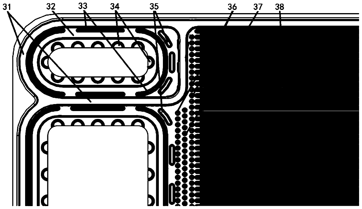 Fuel cell with dual-sealing groove metal bipolar plate and silica gel injection membrane structure