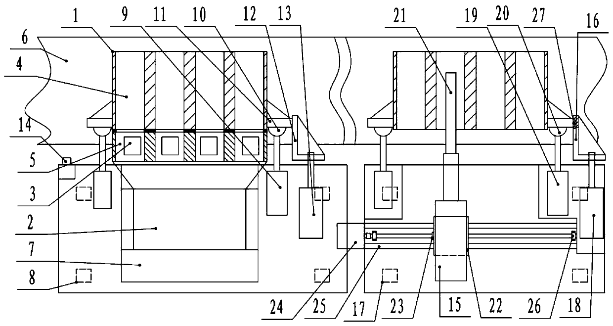 Blasting-bead quality detecting and waste-rejecting device used in blasting-bead cigarette filter tip