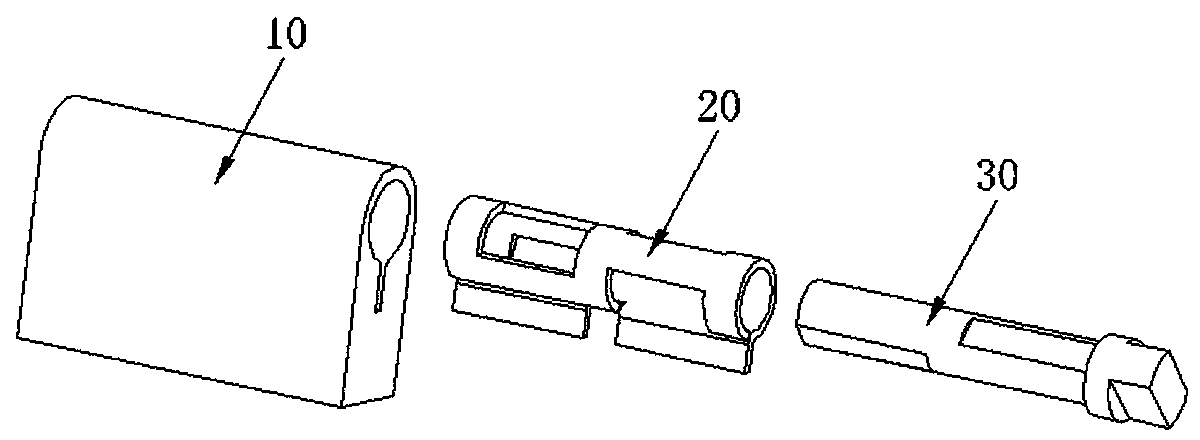 Rotating shaft structure