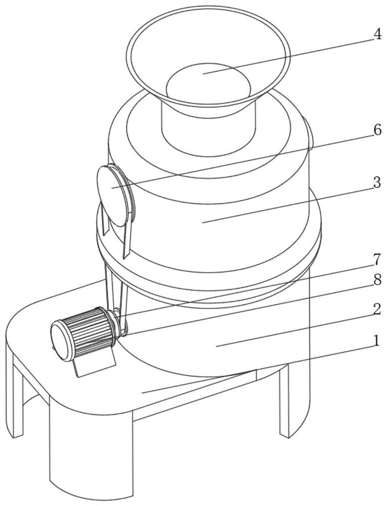 Construction waste crushing device