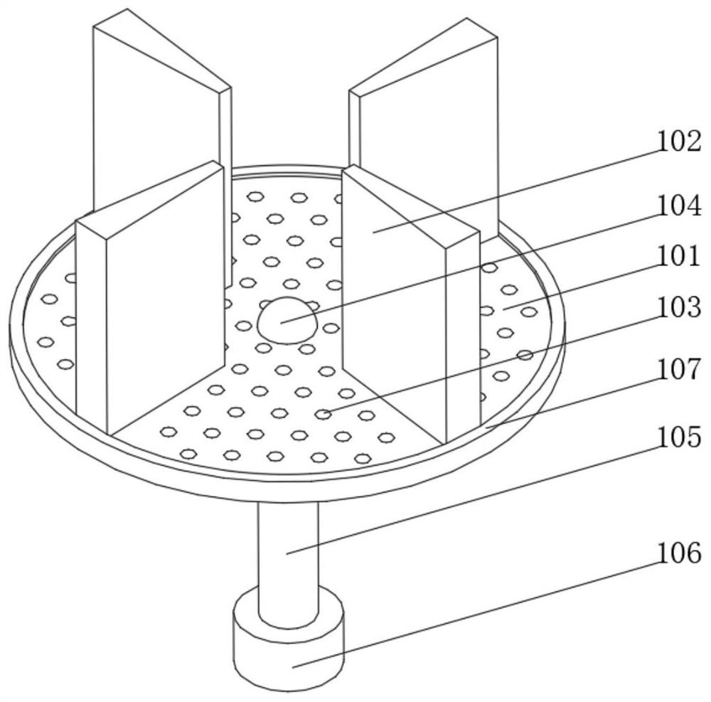 Construction waste crushing device