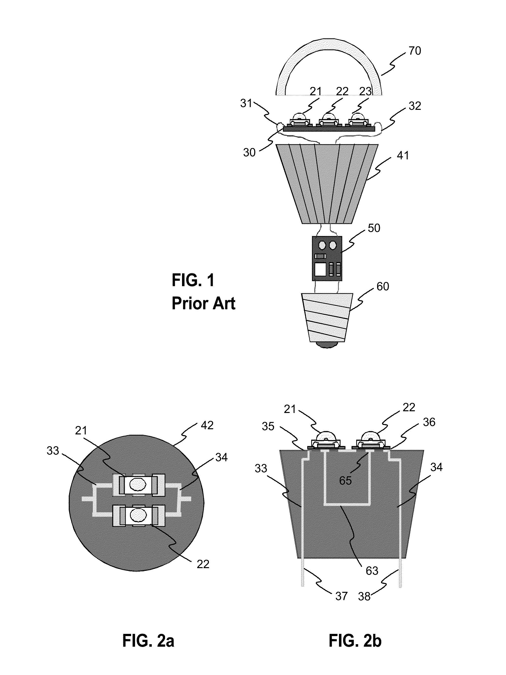 Heat sink assembly for opto-electronic components and a method for producing the same