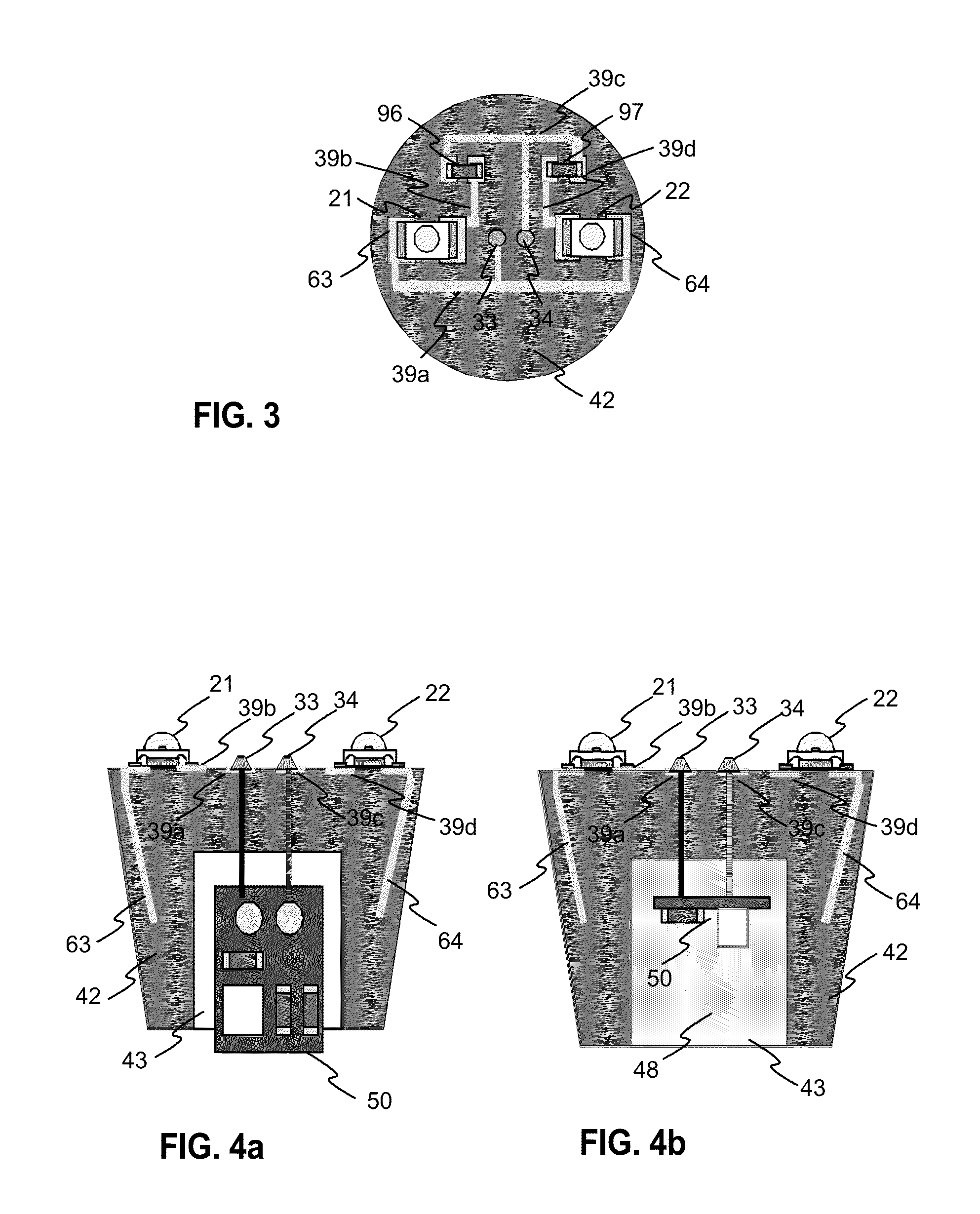 Heat sink assembly for opto-electronic components and a method for producing the same