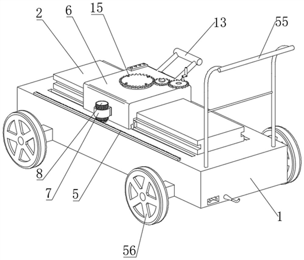 Kerb mounting trolley