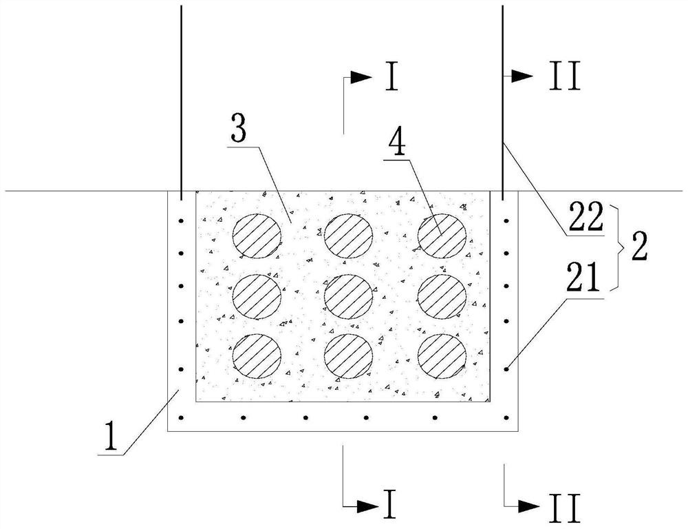 Bridge foundation protection structure for abrupt slope terrain and construction method