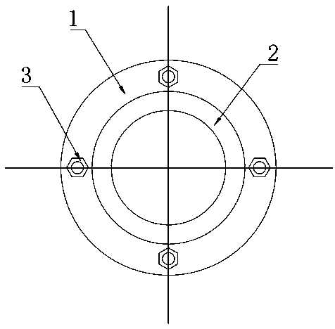 Method for installing liquid cargo pump base of duplex stainless steel chemical tank