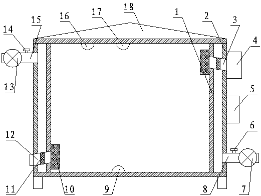 A low-voltage distribution box for rural areas