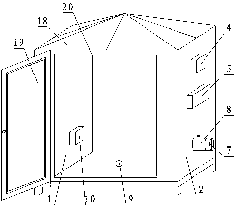 A low-voltage distribution box for rural areas