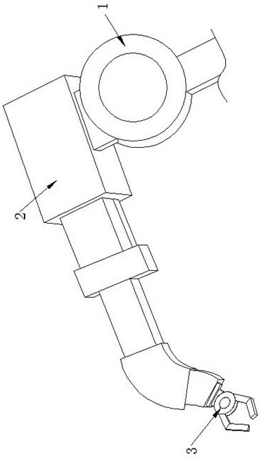 Workpiece transposition manipulator of hydraulic stretcher