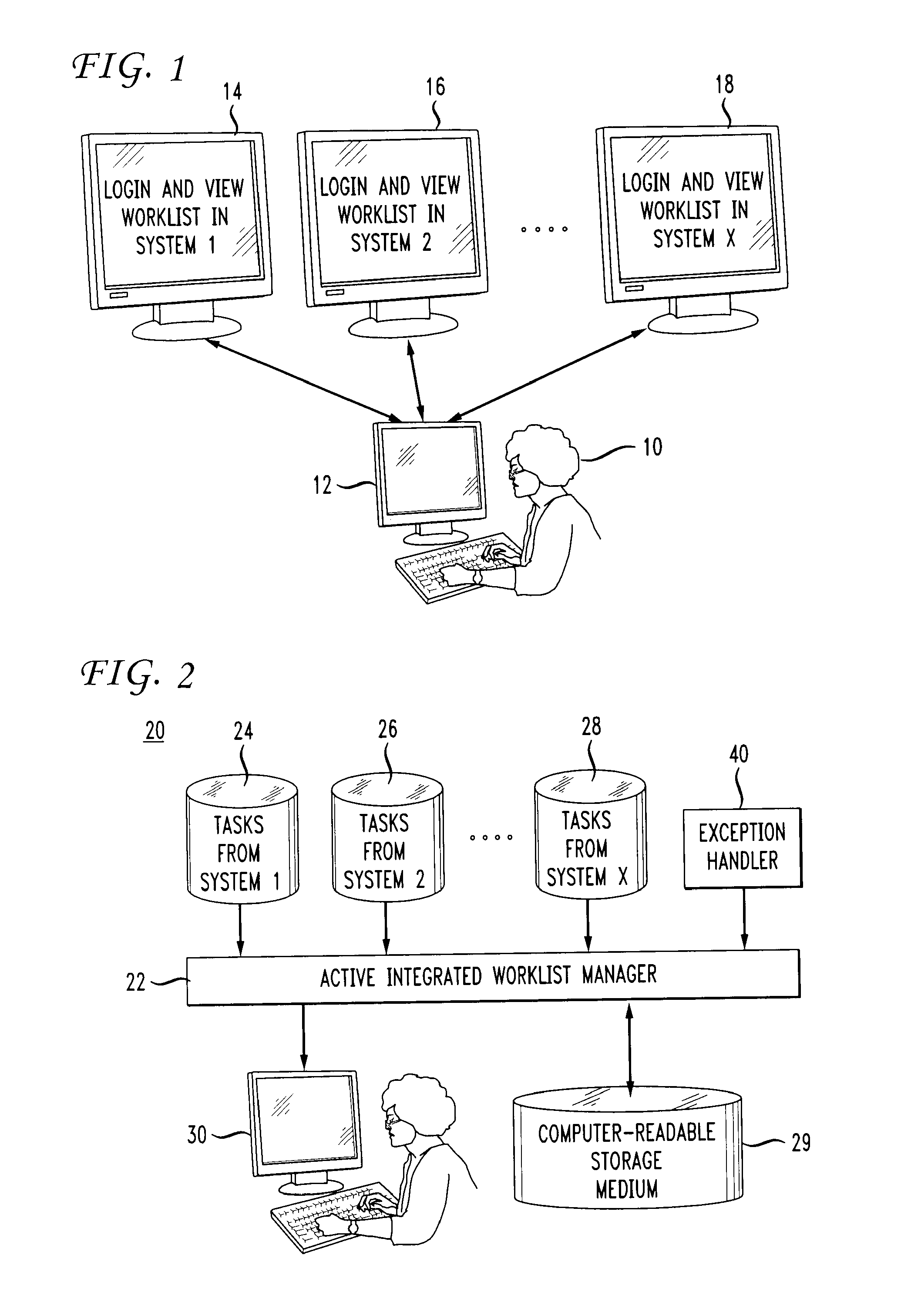 Worklist integration of logical and physical tasks