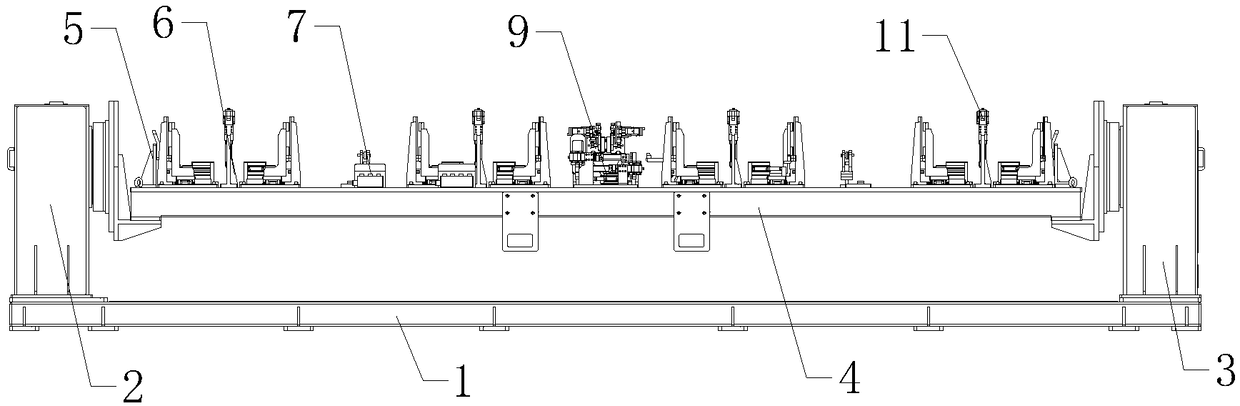 Main beam welding clamp tool