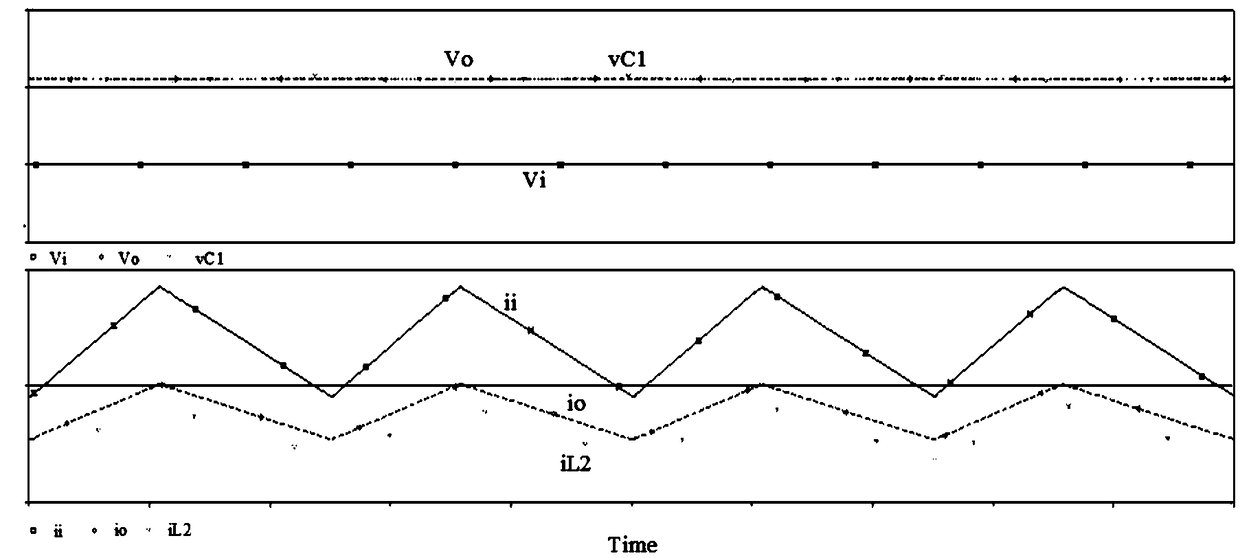 Boost DC-DC converter with continuous input and output current