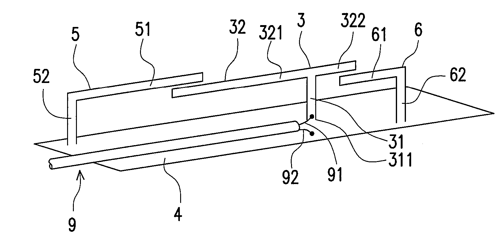 Multi-frequency antenna with dual loops