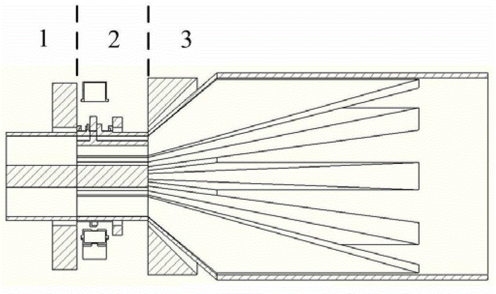 Frequency Tunable Axial Output Relativistic Magnetron