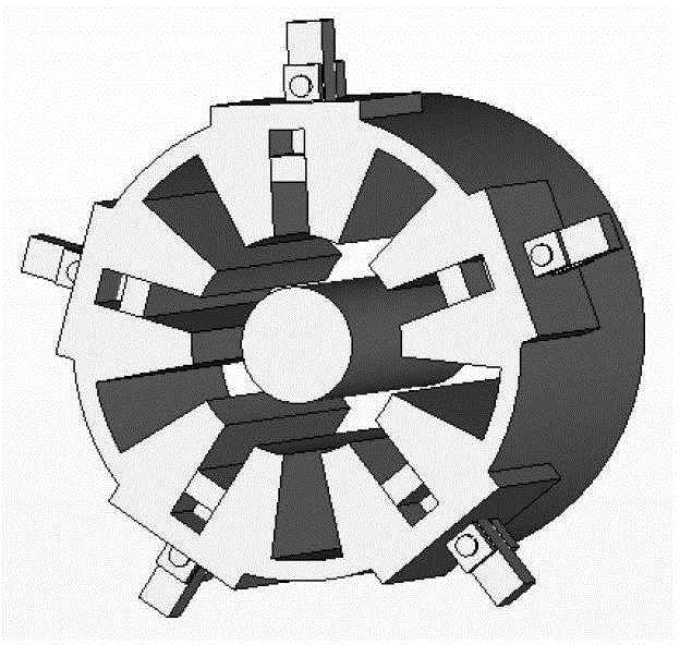 Frequency Tunable Axial Output Relativistic Magnetron