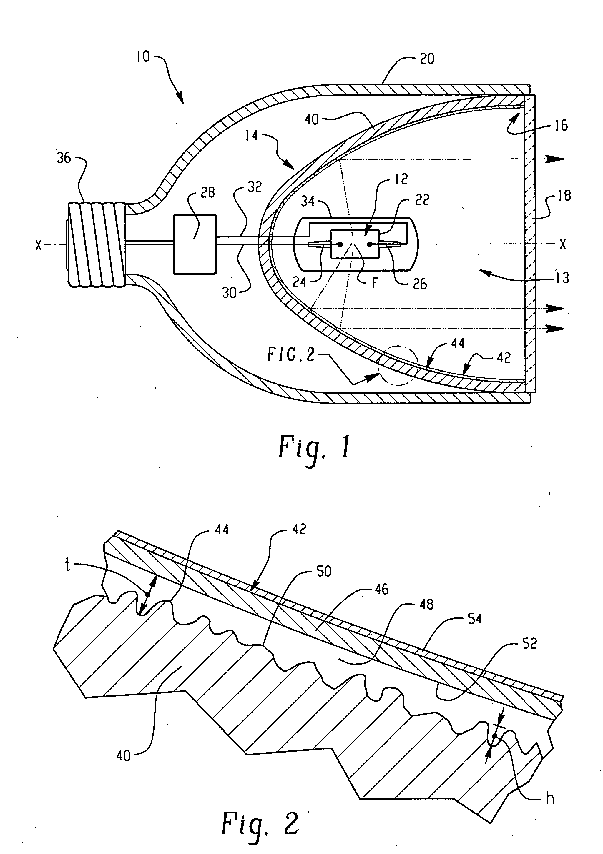 Leveling of reflector