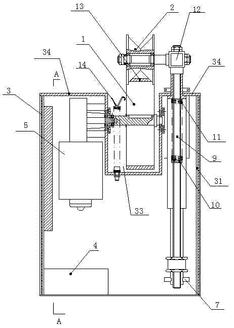 Paying-off robot and application thereof on erecting optical cables on 110kV circuit