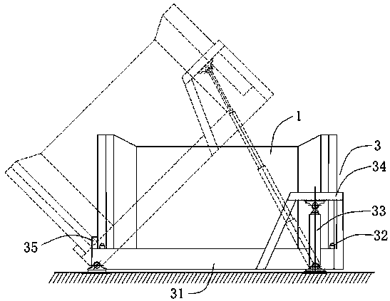 Garbage long-distance transport and transfer method