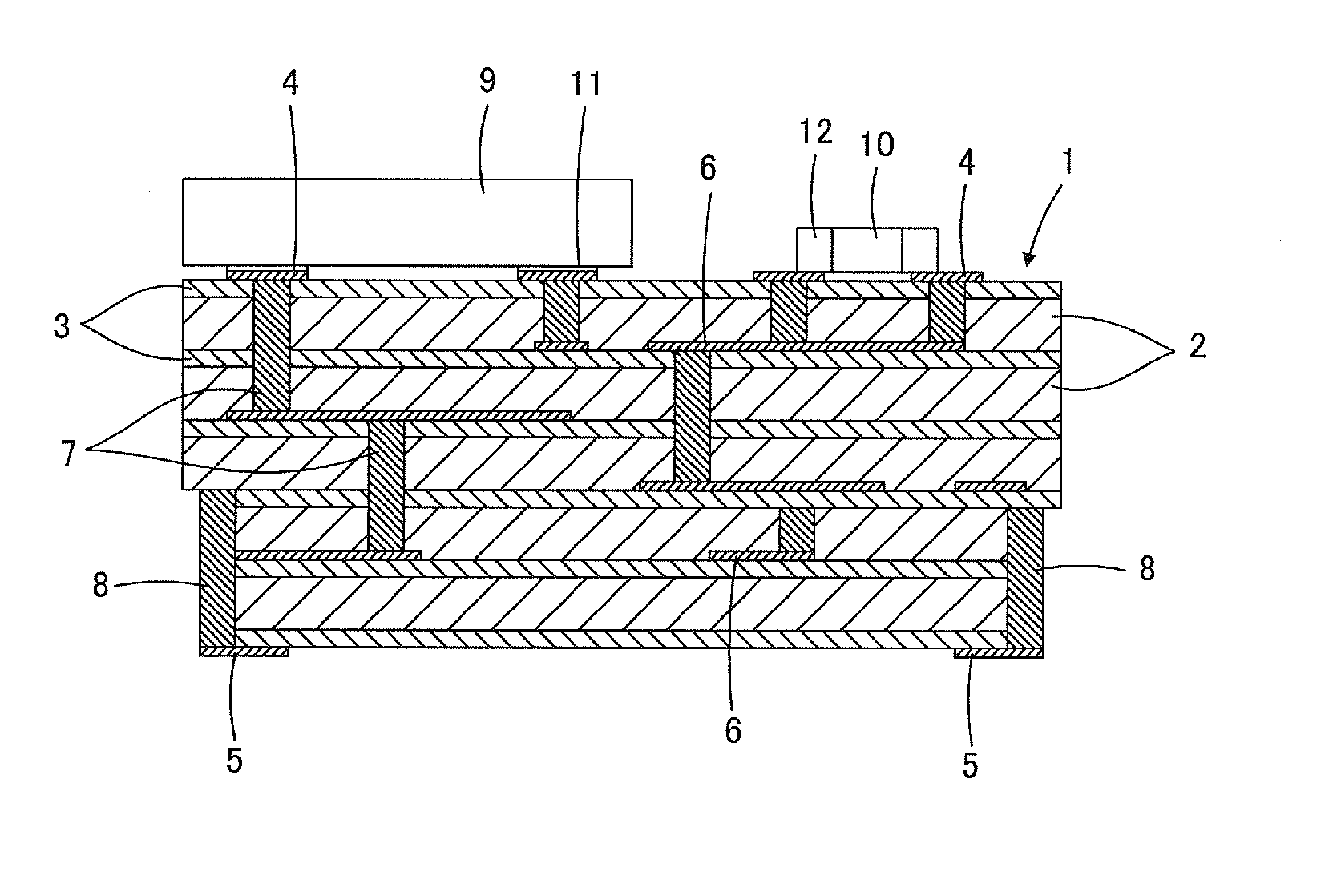 Multilayer ceramic substrate