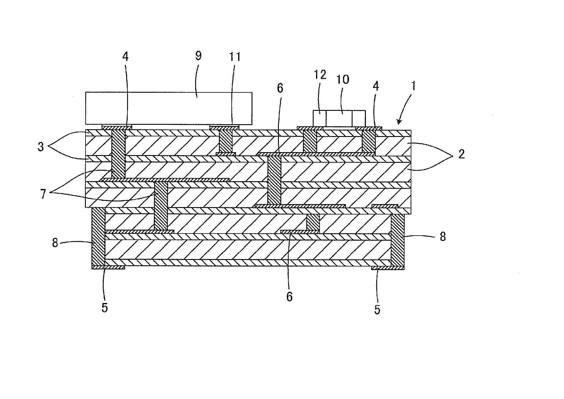 Multilayer ceramic substrate