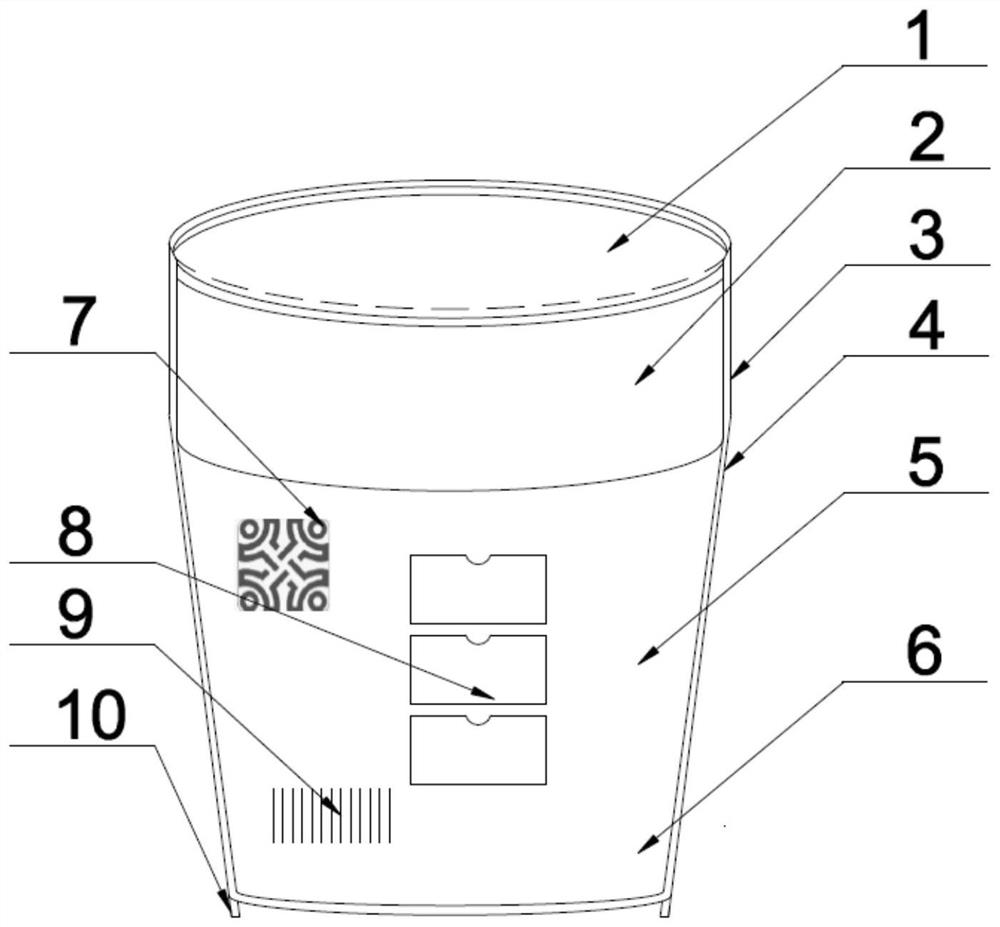 Environment-friendly soil sample bottle and using method thereof