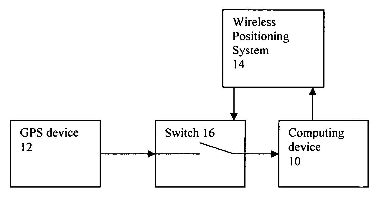 System and method for enabling continuous geographic location estimation for wireless computing devices