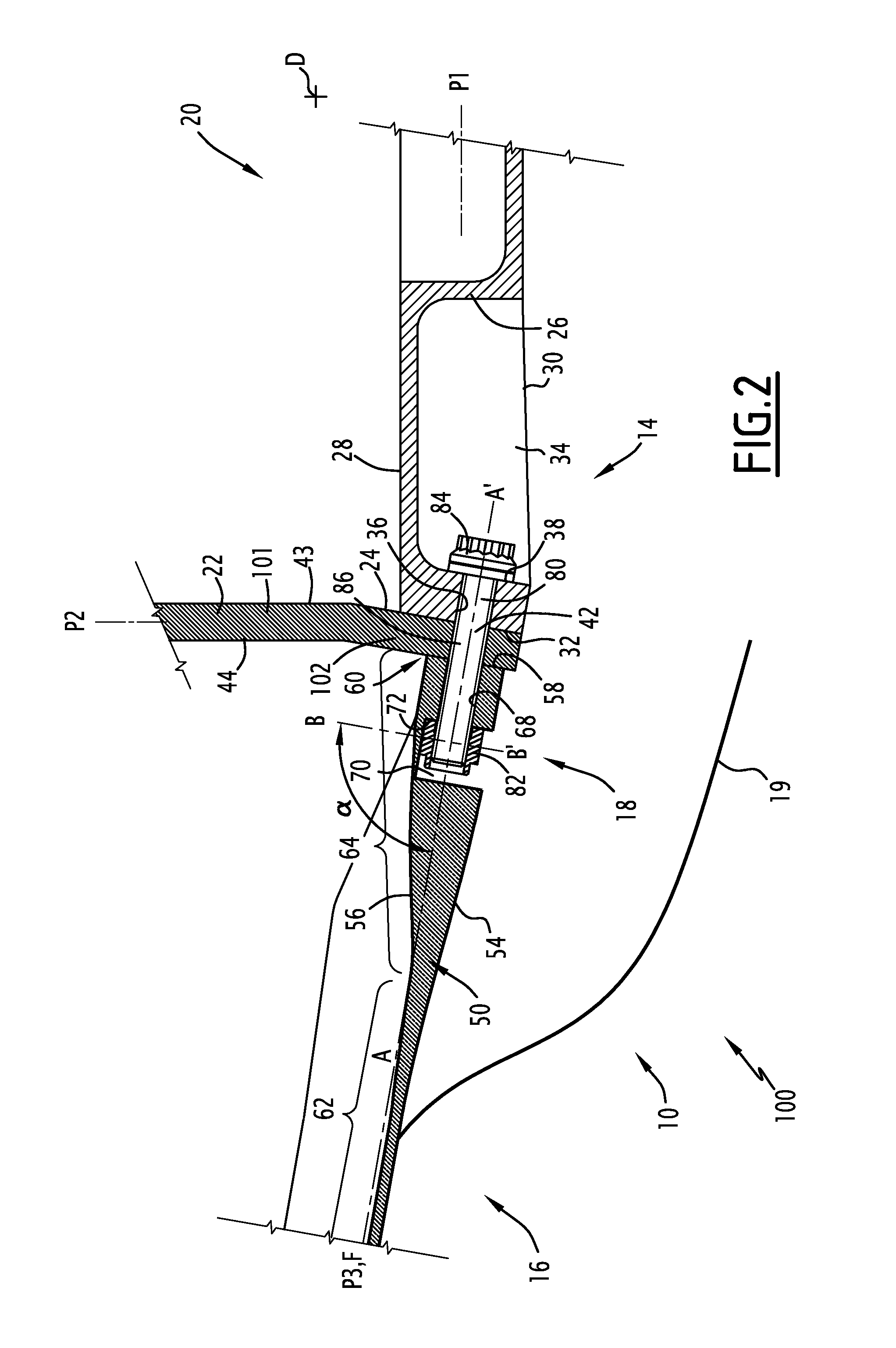 Aircraft structural assembly and associated assembling method