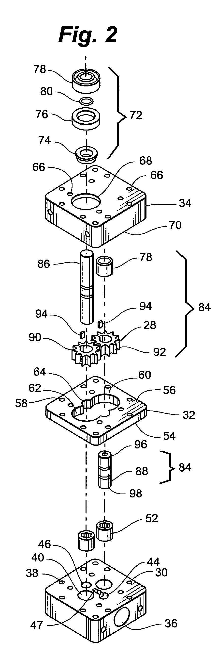 Viscous fluid metering device