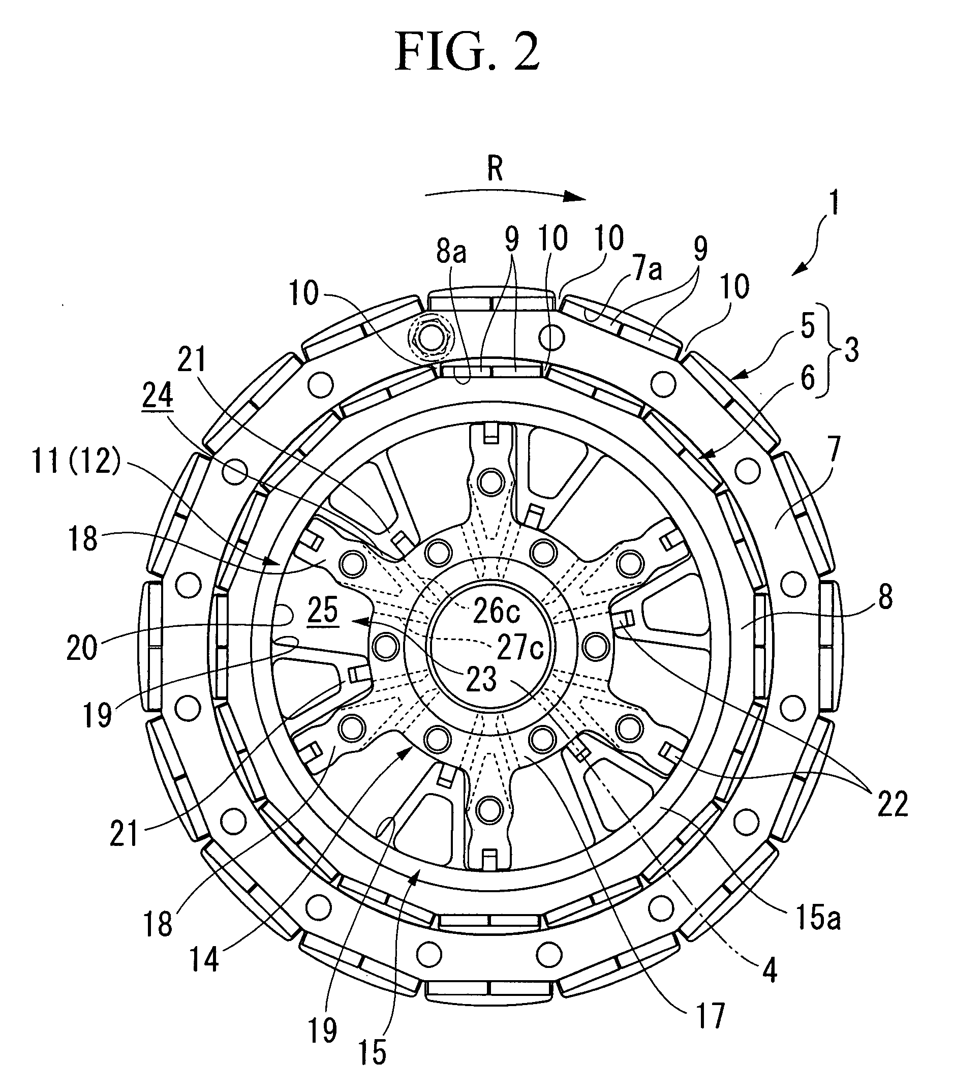 Motor using working fluid distributed into chambers, which are provided for rotating rotors in opposite relative rotation directions