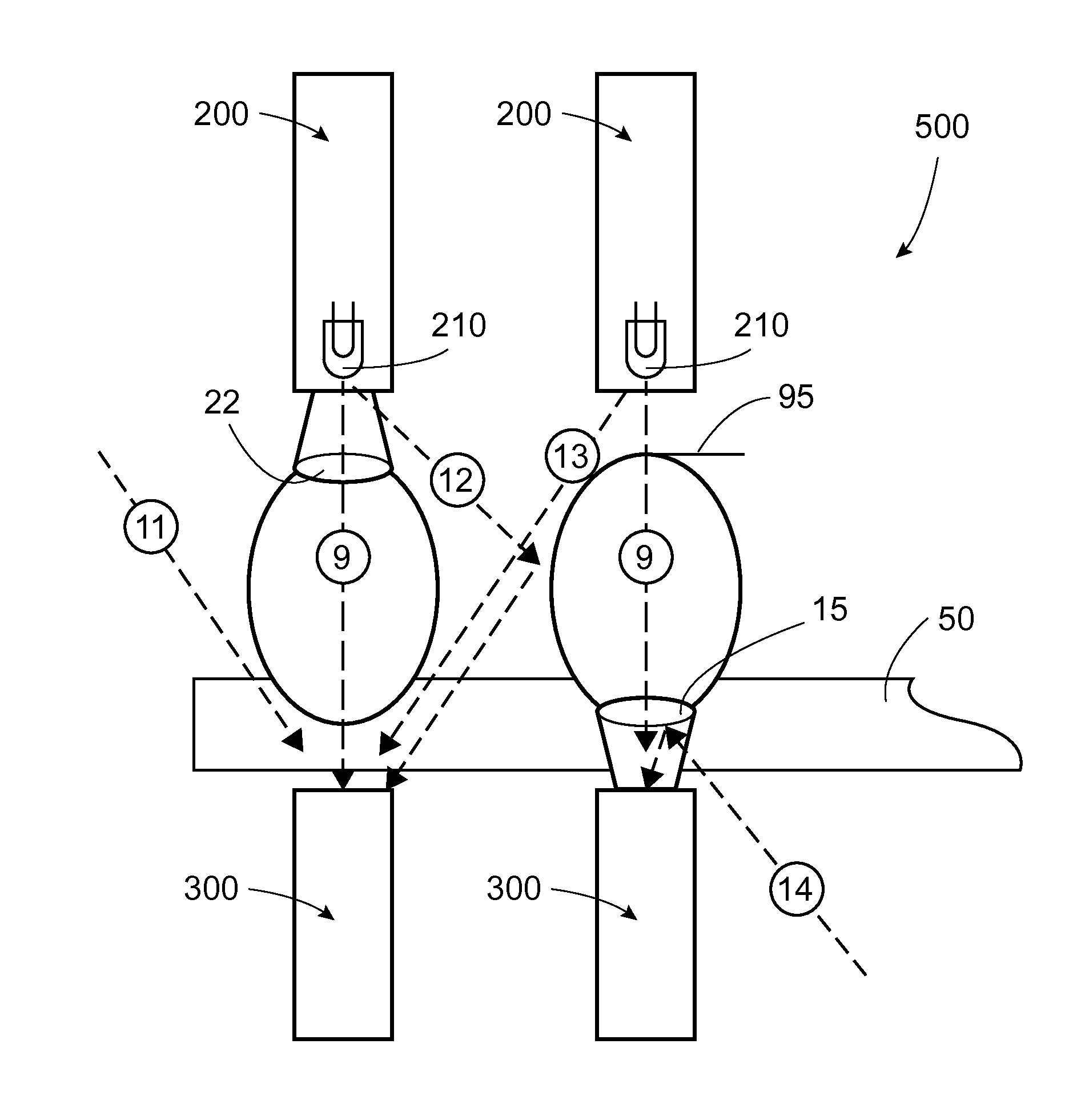 Non-contact egg identification system for determining egg viability, and associated method