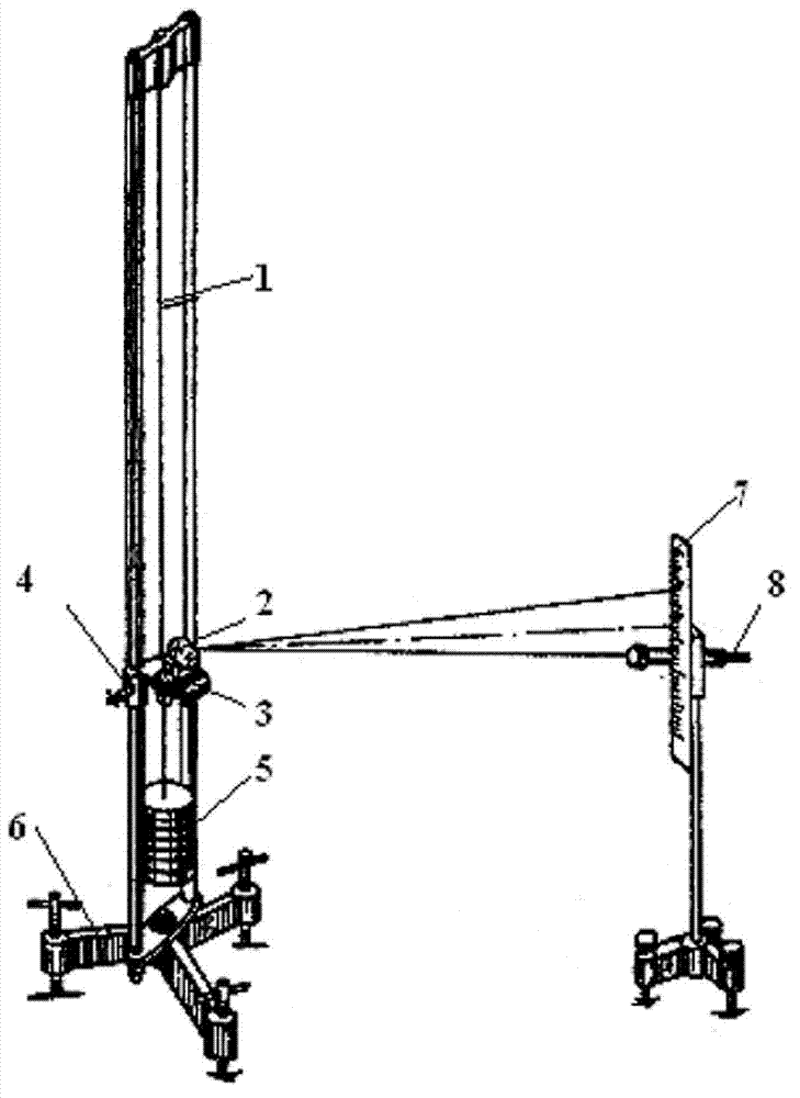 Teaching experiment device and method for biology strip-shaped material mechanical property test