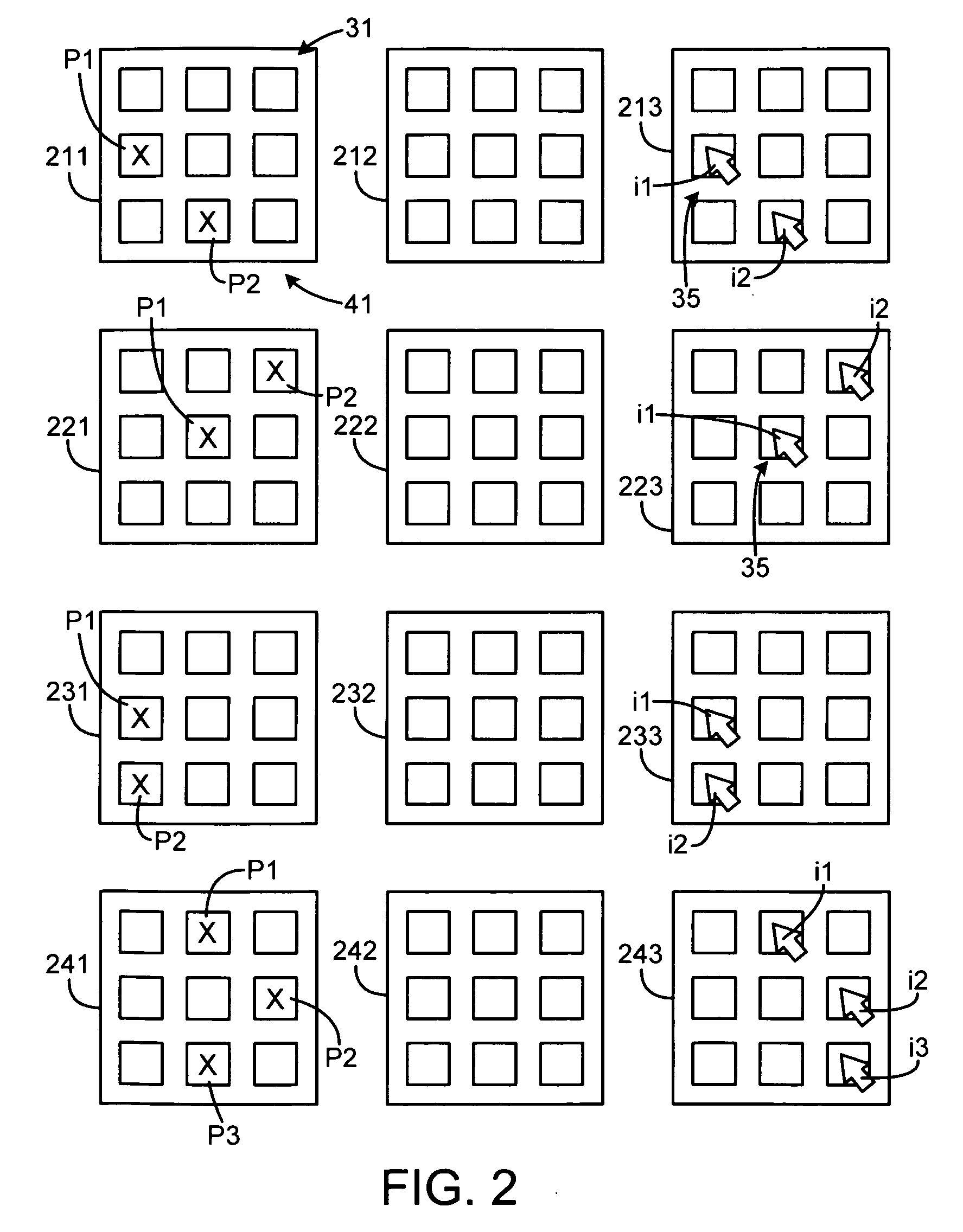 Method and arrangement in a computer training system