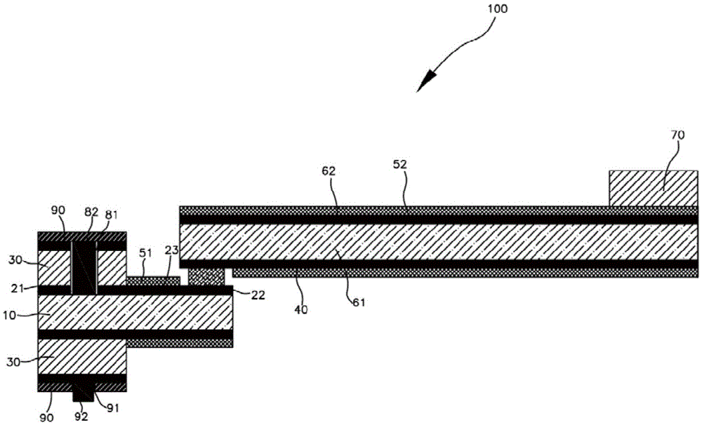 Soft and rigid combination plate and mobile terminal