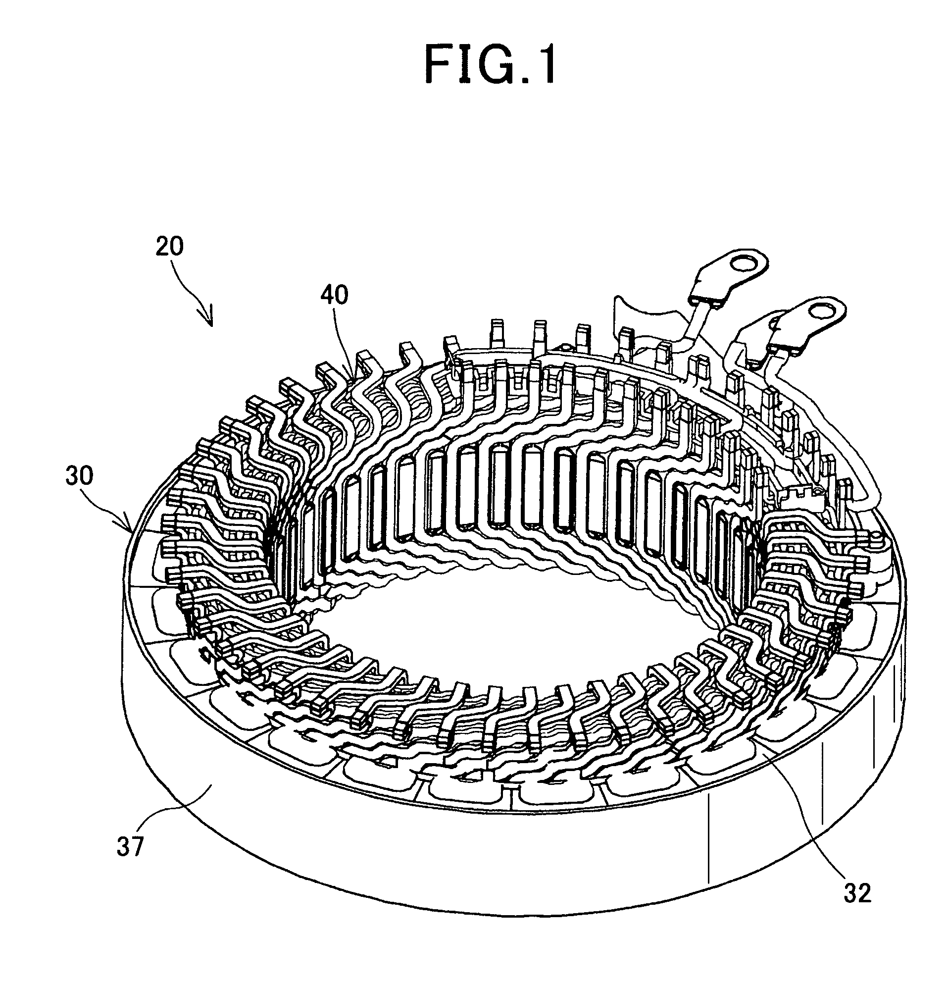 Methods of manufacturing a stator for an electric rotating machine