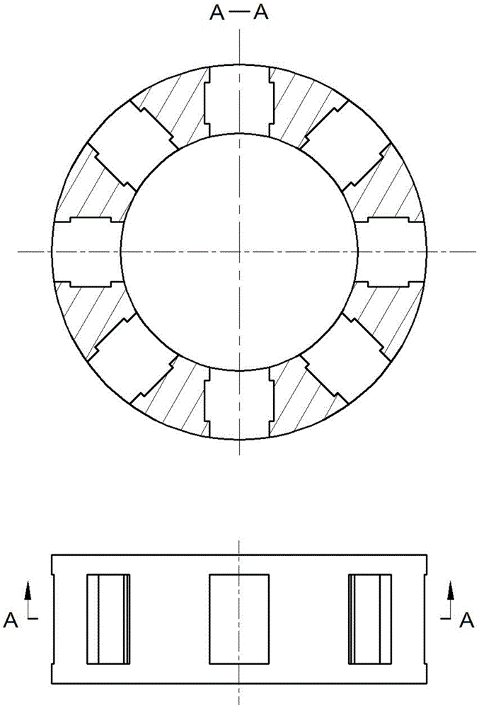 Two-phase outwards-convex wheel shock-wave roller pin and roller block transmission internal combustion engine