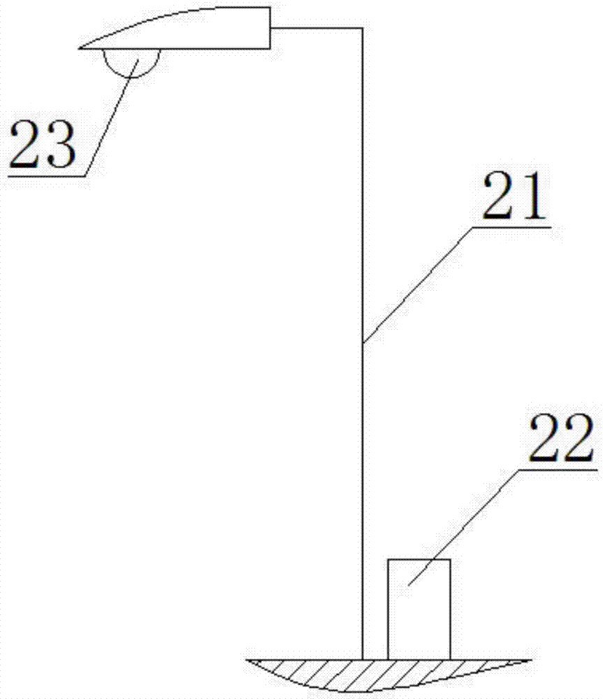 Children location tracking intelligent lamppost system and tracking method