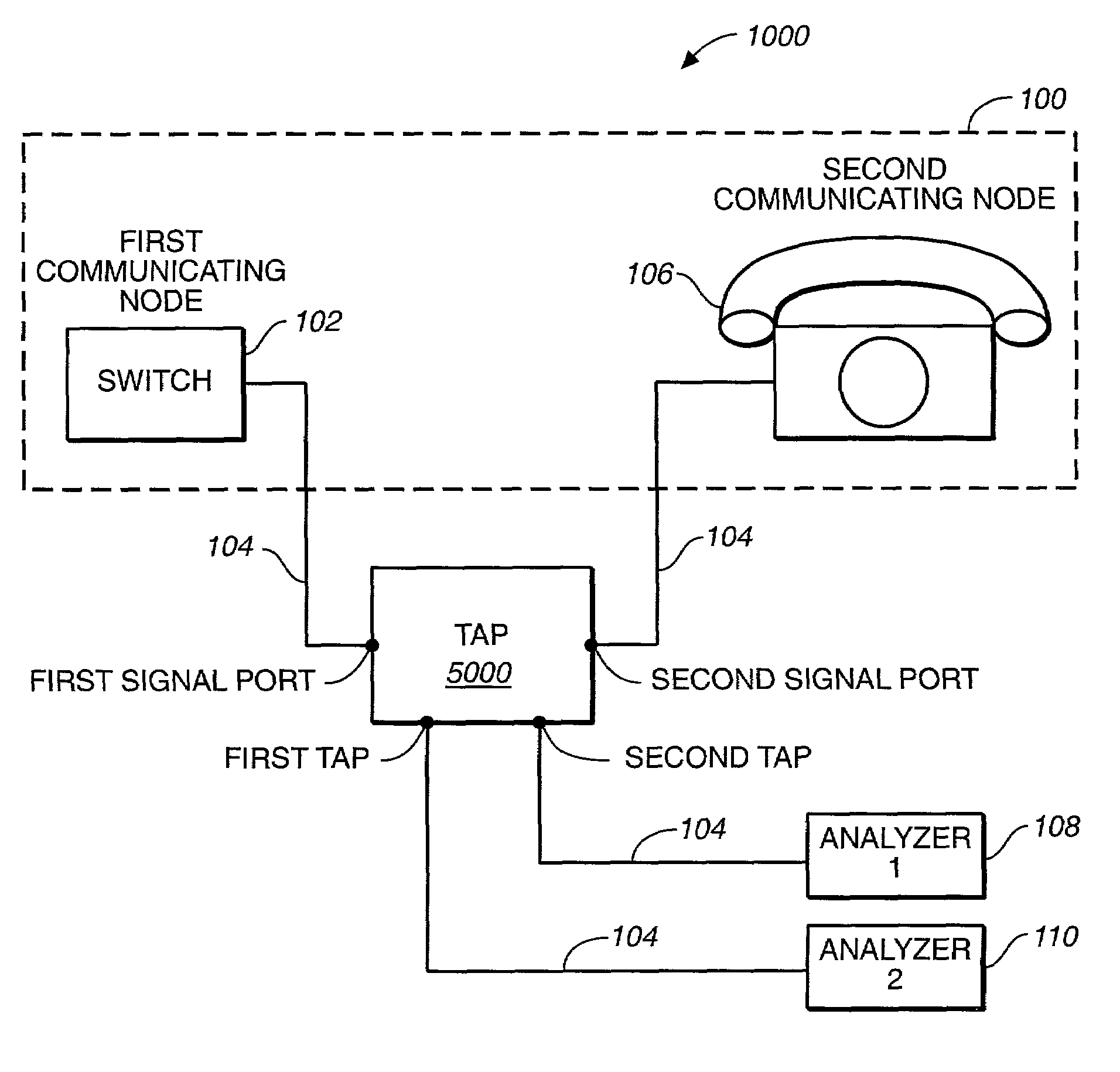 In-line power tap device for Ethernet data signal