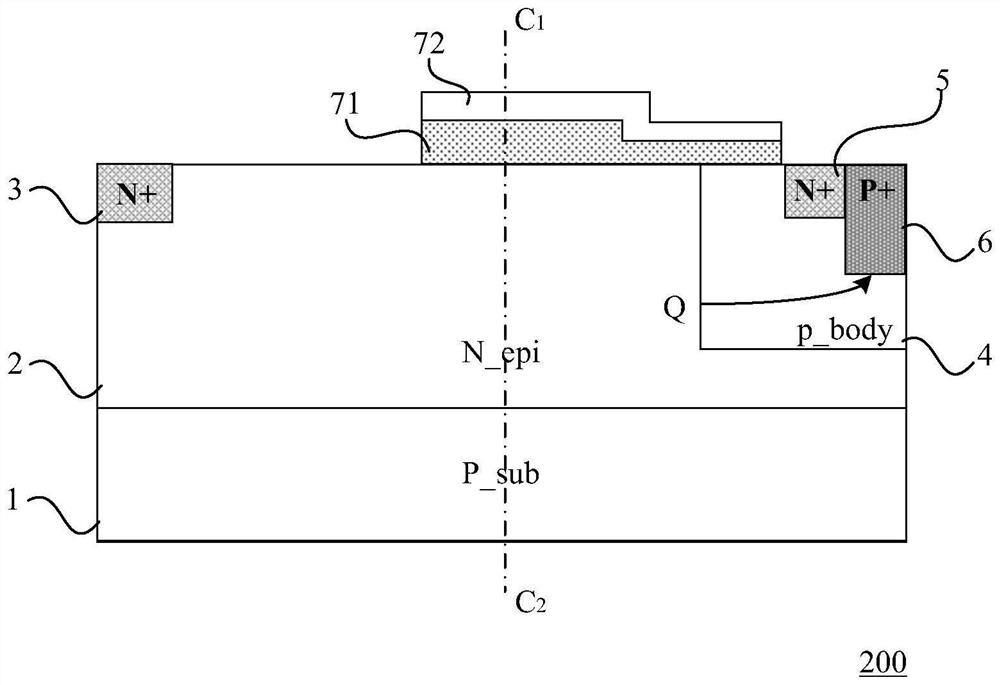 Laterally diffused transistor and manufacturing method thereof