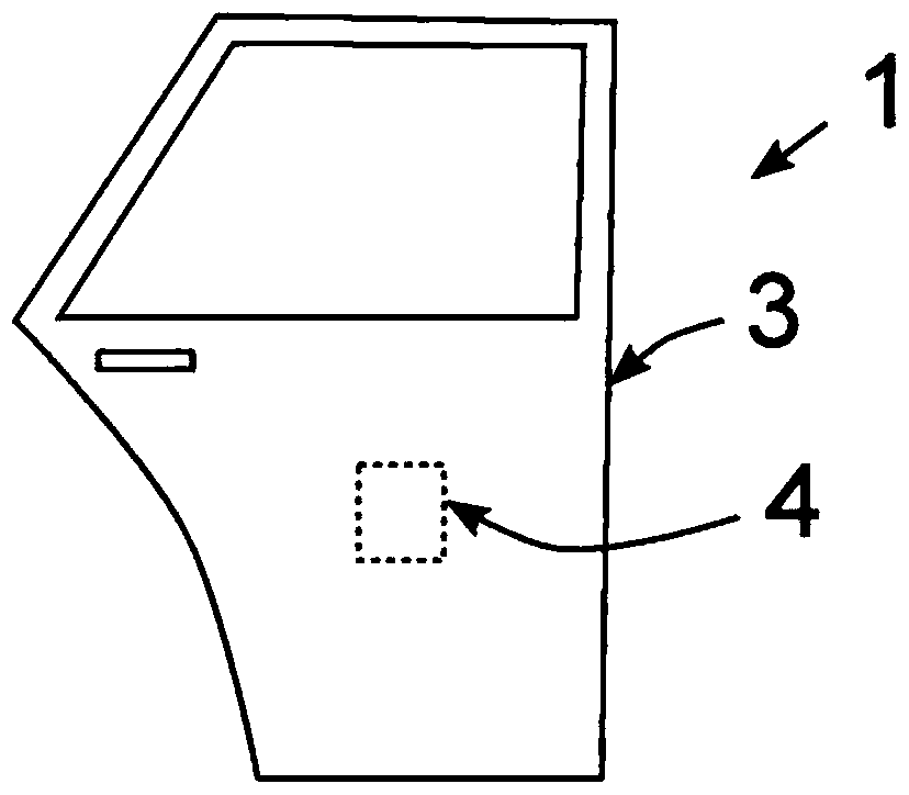 Vehicle parts including sandwich structures