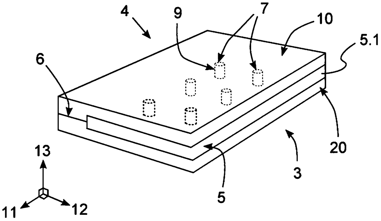 Vehicle parts including sandwich structures