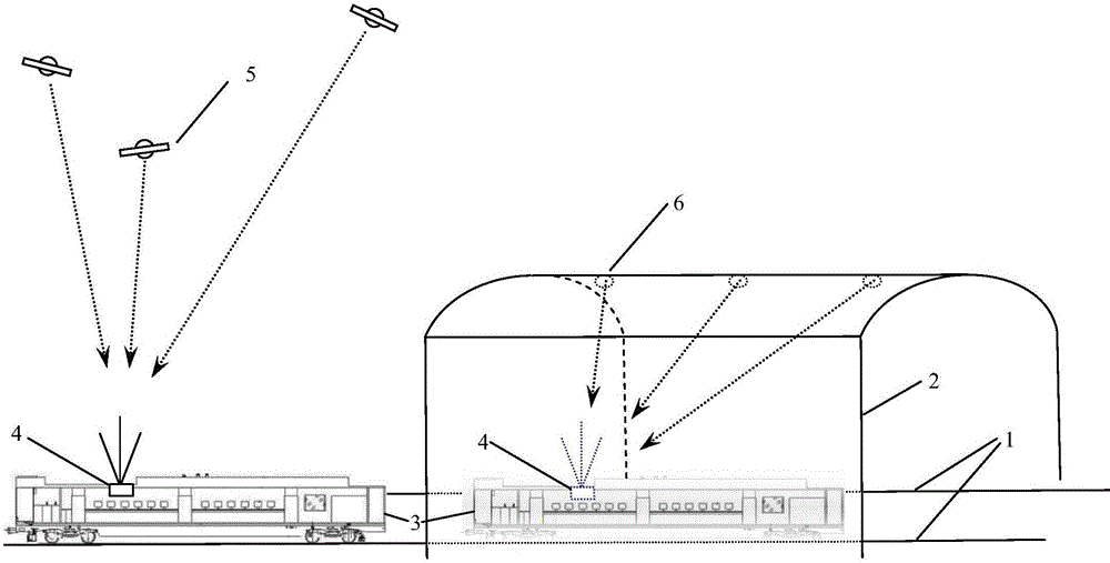 Track detecting system and method based on integrated navigation