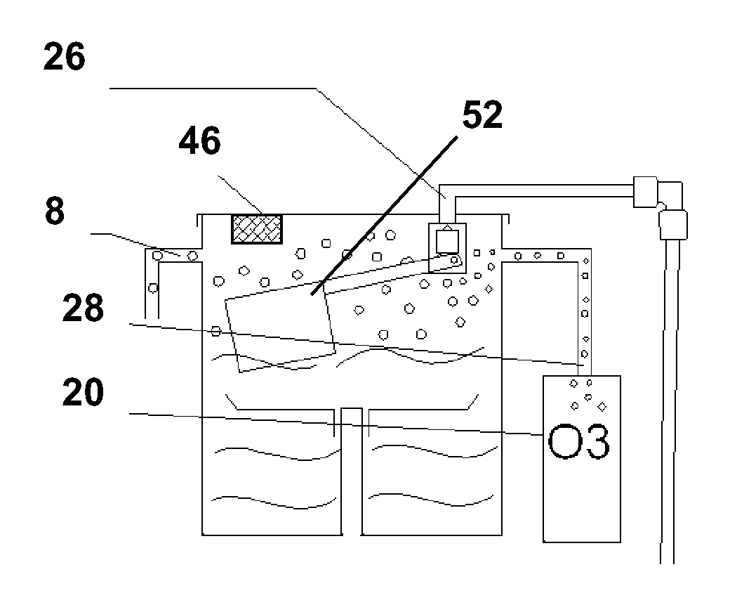 Bottom-loading water coolers with ozone sterilizing devices