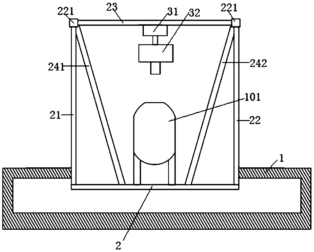 Sow lactation device for pig farms