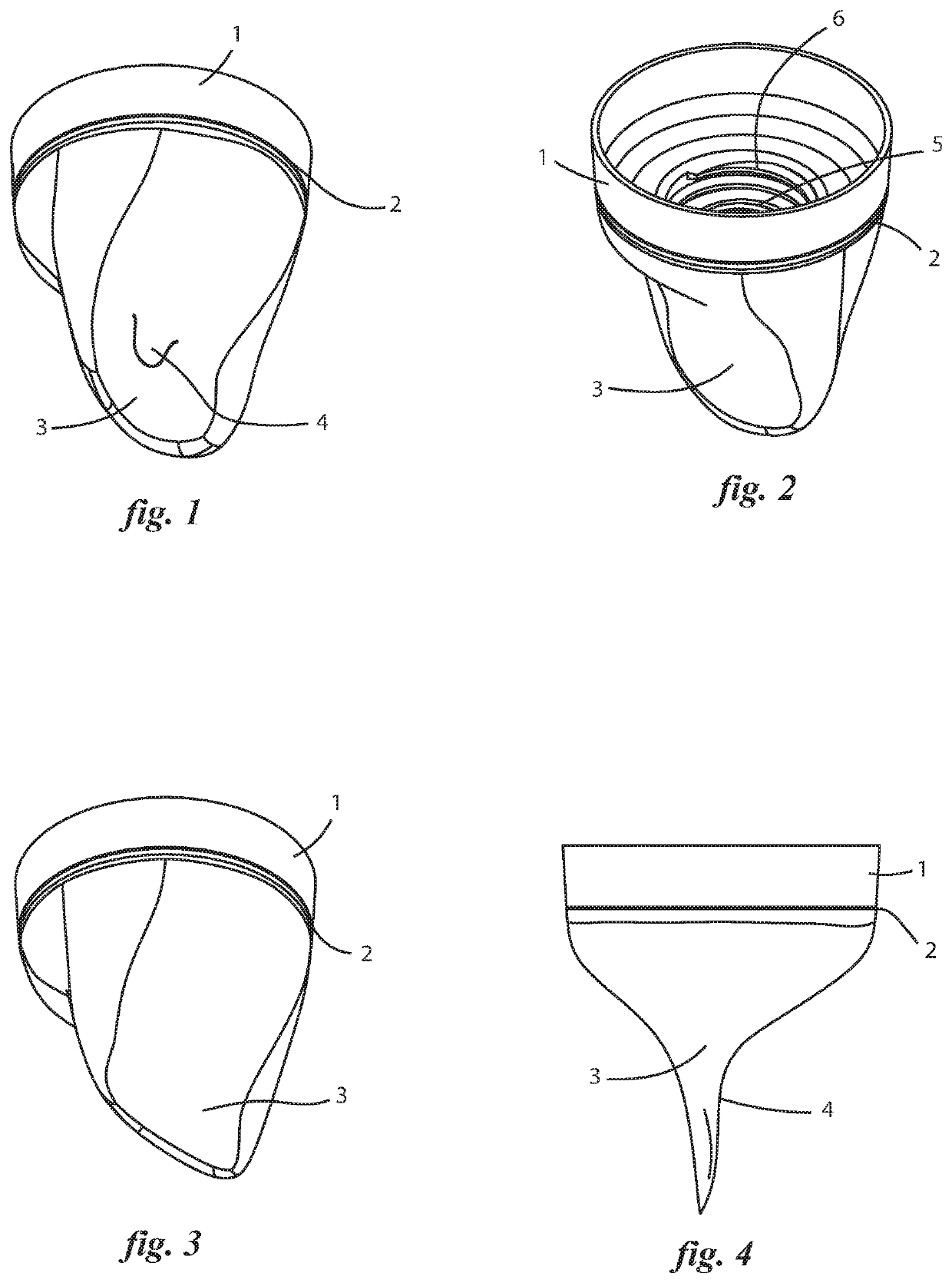 Diaper cream applicator with lid