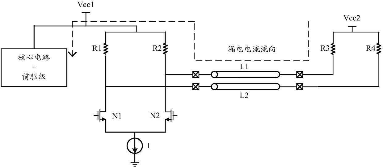 IO interface ESD leakage protection circuit