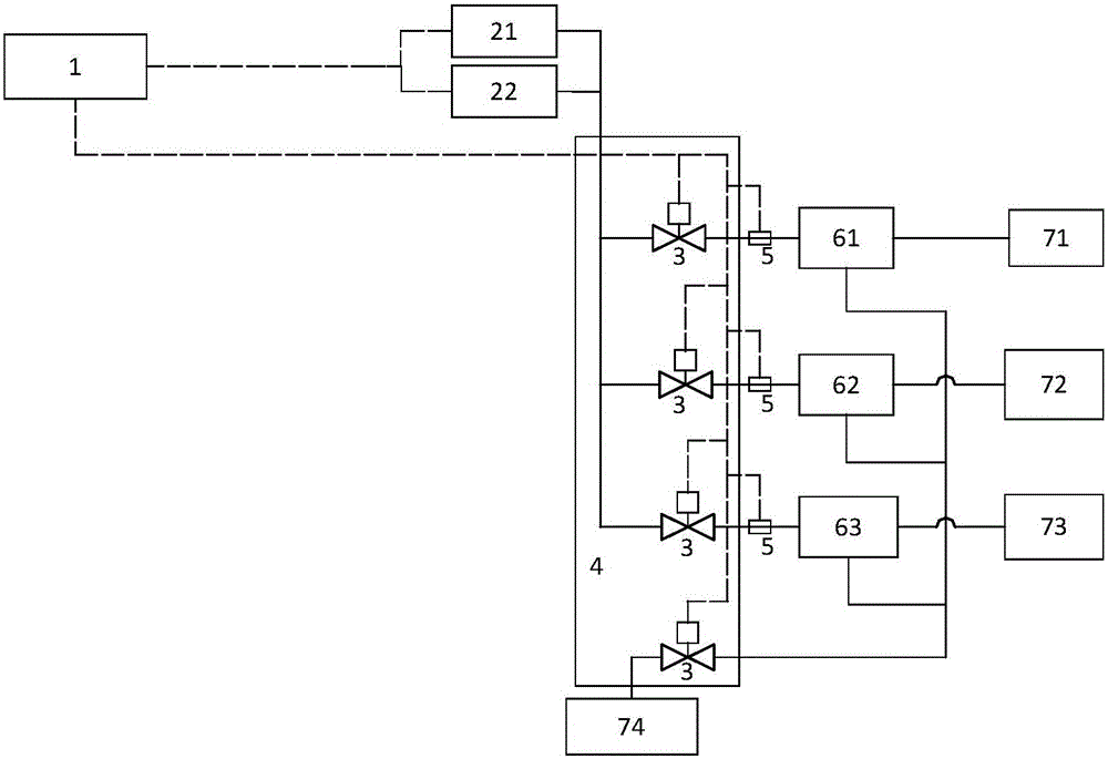 Operation control method for double compressors of hydrogen refueling station