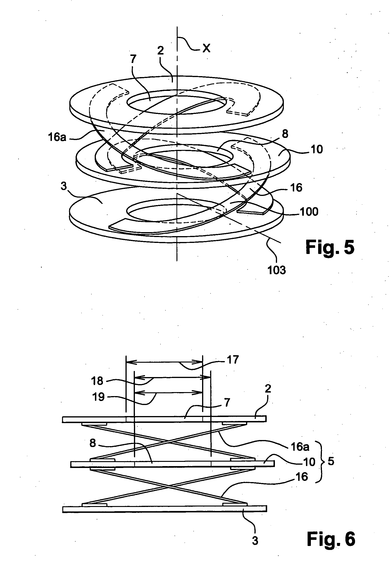 Retaining device