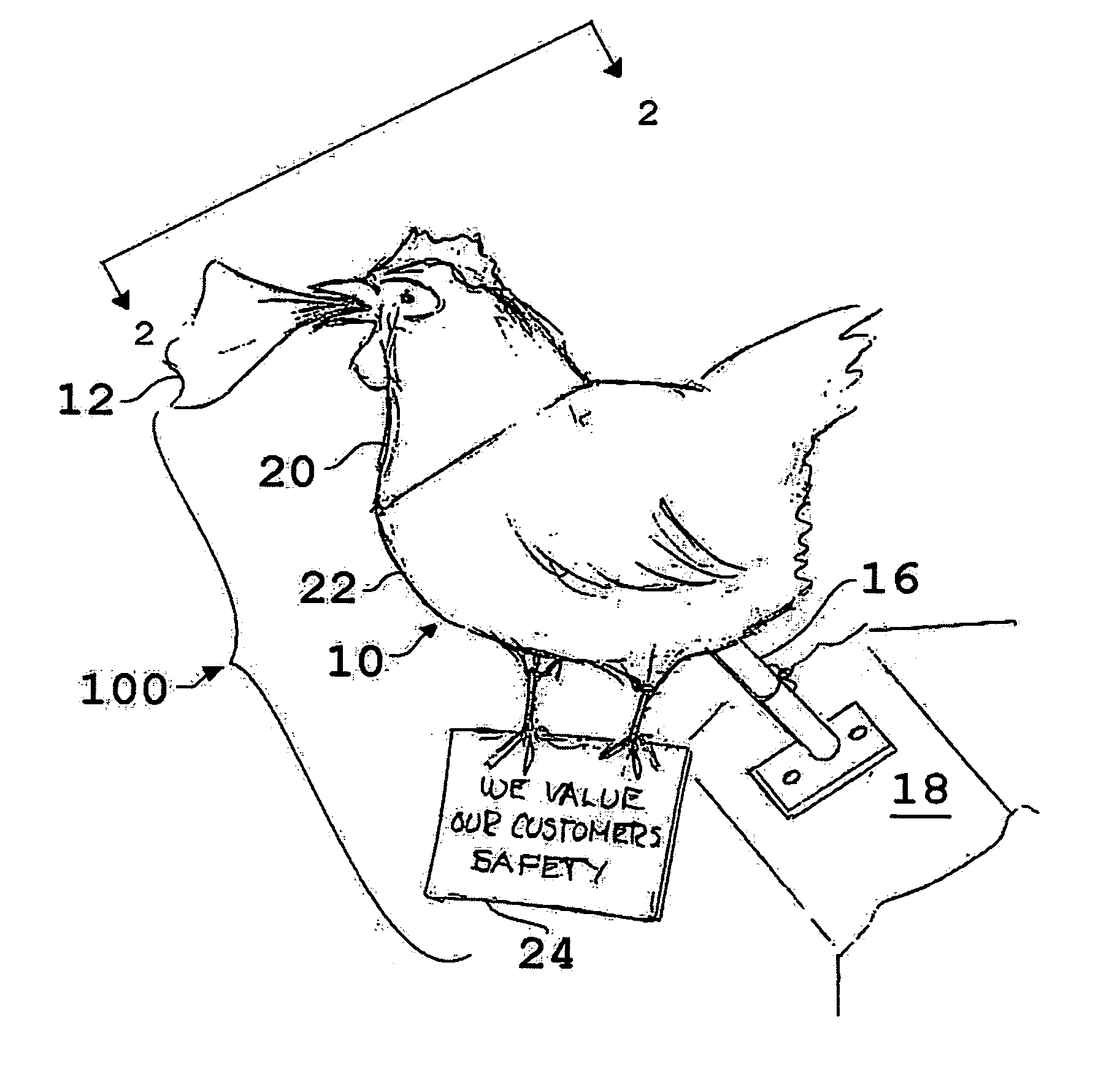 Devices for safe handling of food and methods therefor