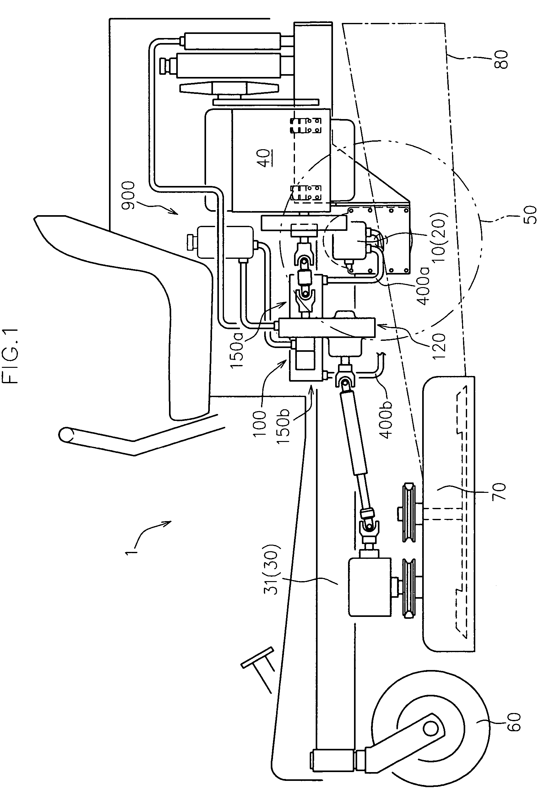 Pump system and axle-driving system